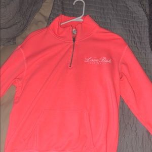 PINK victoria secret half zip jacket